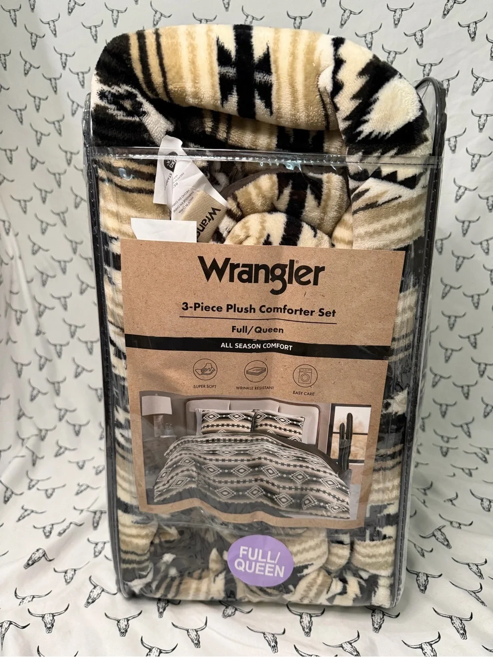 Full/queen Wrangler 3pc comforter set
